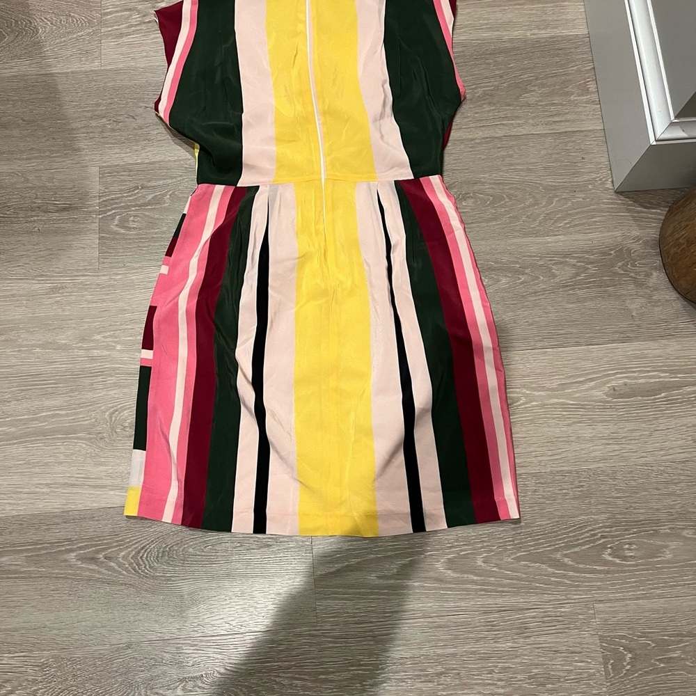 Slate & Willow silk Multicolor Striped Dress - Picture 3 of 5